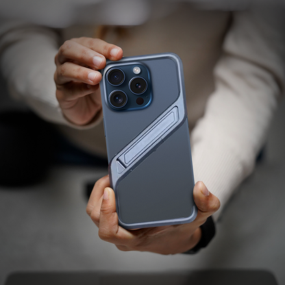 Case and Cover iPhone 16 Pro  Grey Man Showcasing Back View Catch GrunX in India