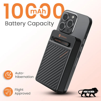 Portronics Chyro 15W Pro MagSafe Wireless Charger | 20W PD Output