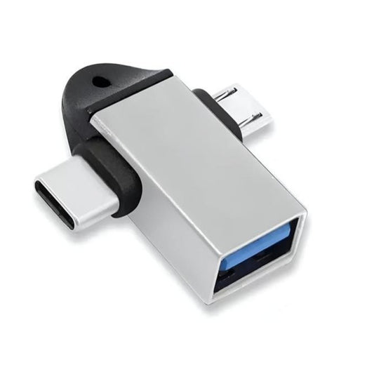 Duo Link 2-in-1 Metal OTG Adapter