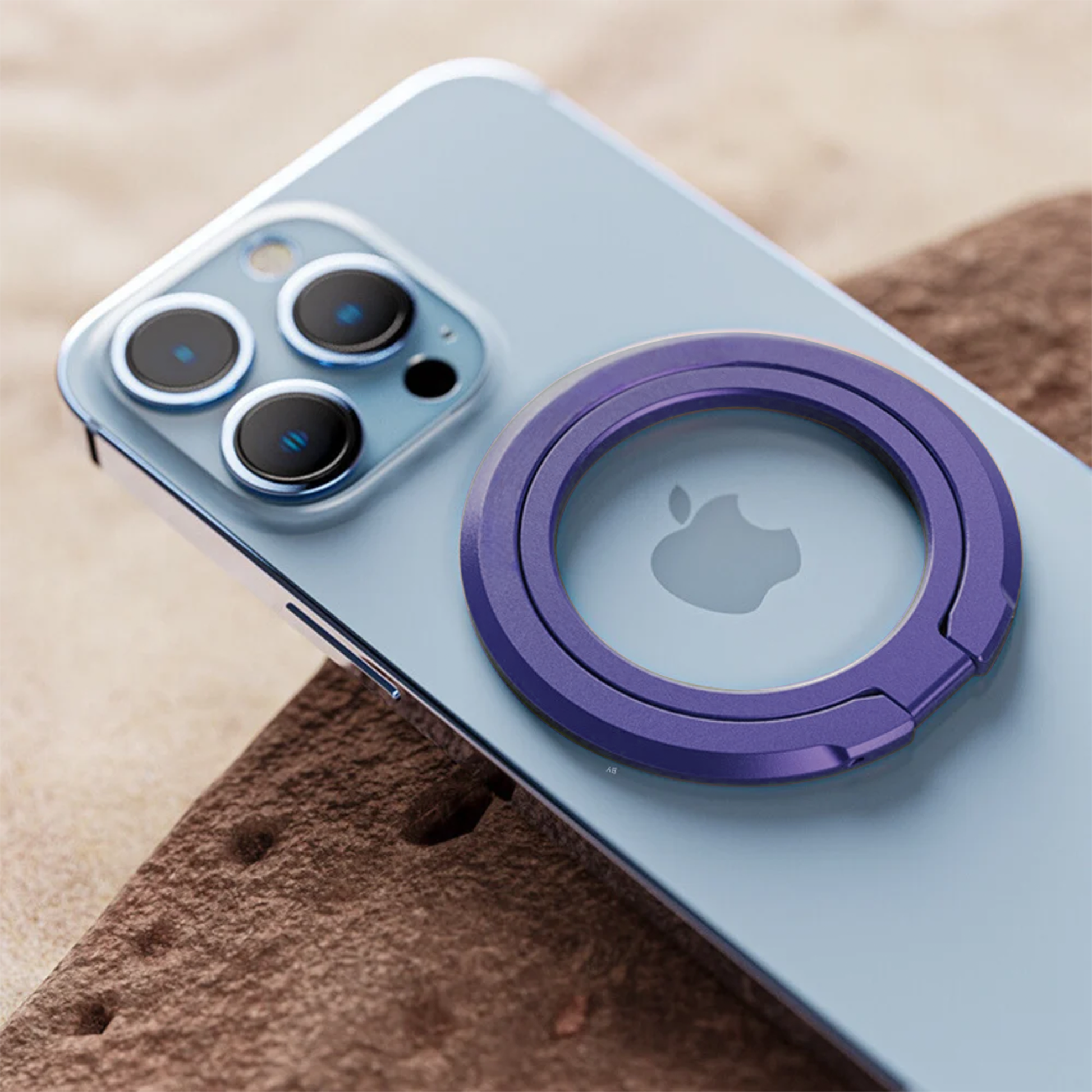 Mobile Stand and Holder Smartphones  Adjustable Purple Ring Holder Attached Back Of An iPhone Dream GrunX in India