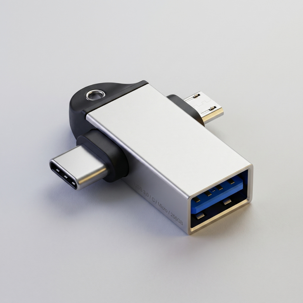 GRUNX OTG adapter keyboard mouse USB connection Android phone