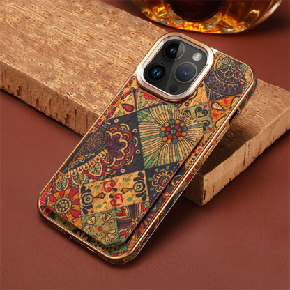 Brightly patterned iPhone 11 Pro case shown for sale on Grunxstore.