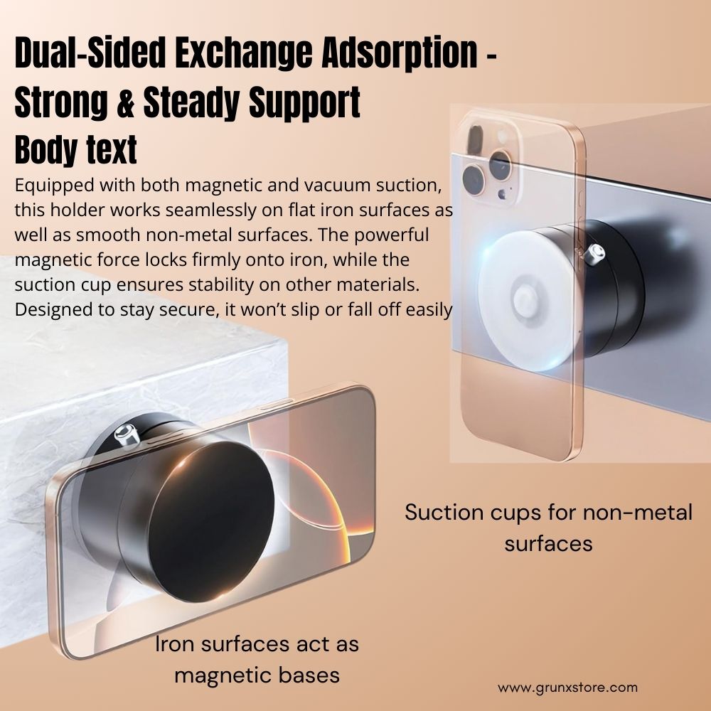GRUNX Freeze magnetic mount displaying premium ABS construction with adjustable tilt for iPhone Samsung OnePlus universal compatibility India