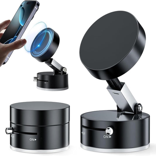 magnetic phone holder, desk phone stand, car phone mount, vacuum suction phone holder, strong magnet smartphone stand, adjustable phone holder, universal phone stand, neodymium magnet holder, 360 degree phone mount, magnetic cell phone stand 