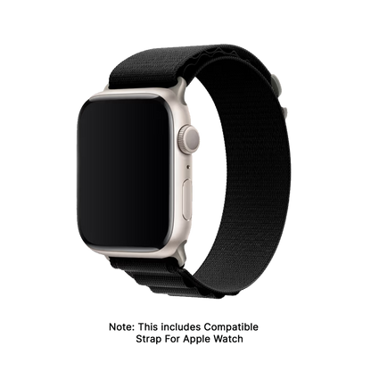 Game - Signature Apple Watch Strap - Black