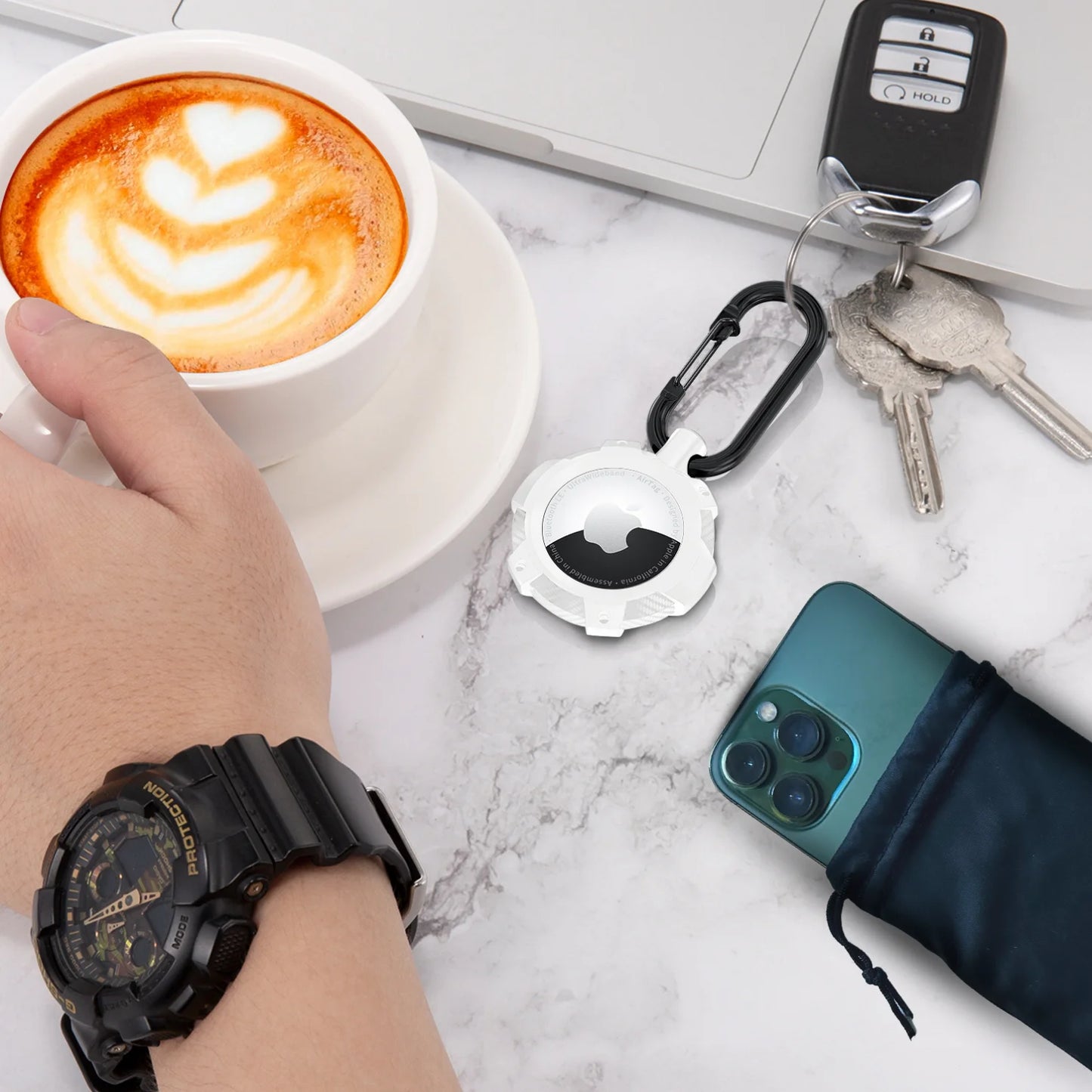 Cat - Armor Air Tag Case for Apple