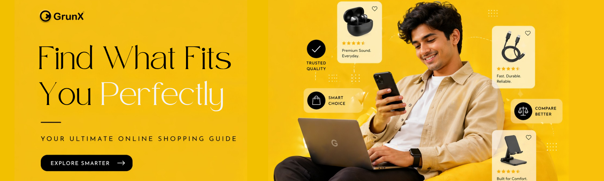 GrunX Online Shopping Guide – Explore trusted, smart-choice tech products that fit your lifestyle perfectly.
