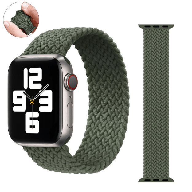 Gym - Strong Elastic Apple Watch Strap - Black