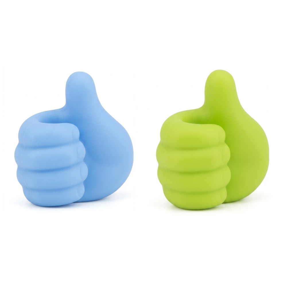 Handy 2 Cute Cable Holders with 3M Adhesive – Fun and functional cable management solution for home and office use – available at GrunX