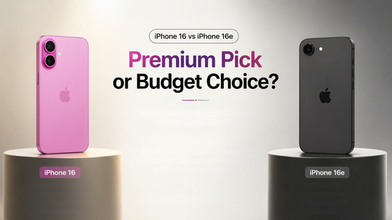 iPhone 16 vs iPhone 16e — which Apple iPhone should you buy? Premium vs budget comparison on GrunX