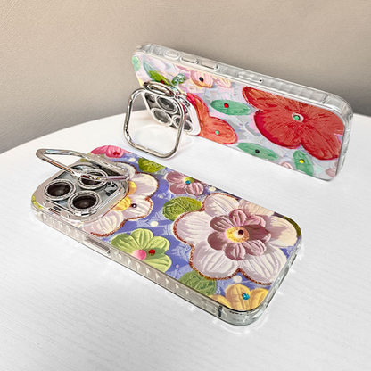 Trendy Flower Design iPhone Case For Women - Juliet