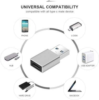 usb c to usb adapter, type c to usb 3.0 adapter, usb c female to usb male, usb 3.0 converter, usb c to usb a adapter, fast data transfer usb adapter, portable type c adapter, aluminum usb c converter, smartphone tablet usb adapter, usb c to usb connector