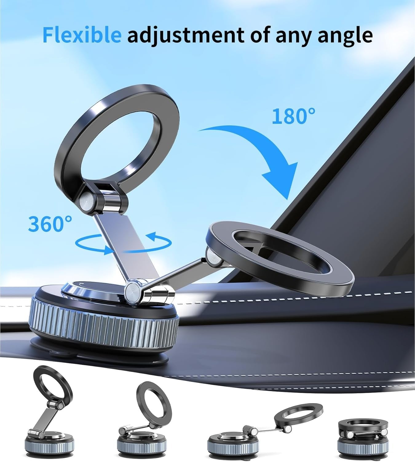 MagGrip - Magnetic Suction Dashboard Phone Mount