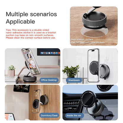 Universal magnetic phone holder with powerful grip and sleek design