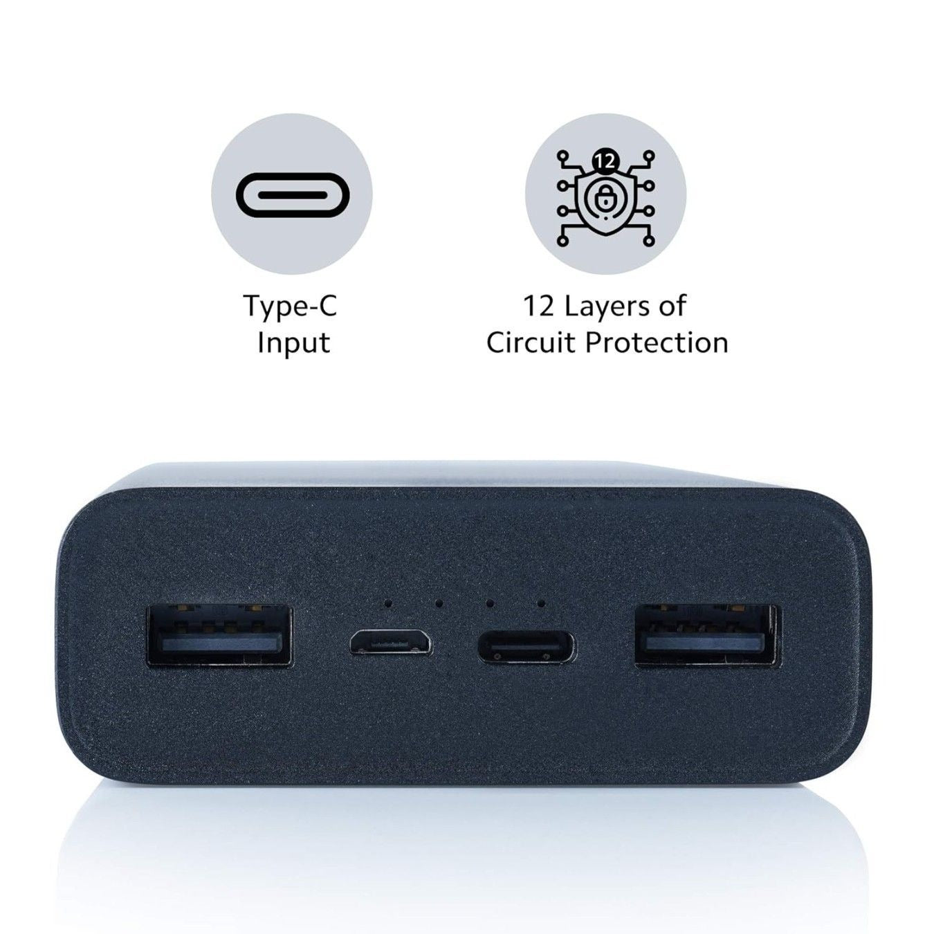 MI 20000mAh power bank with dual output fast charging for smartphones and gadgets