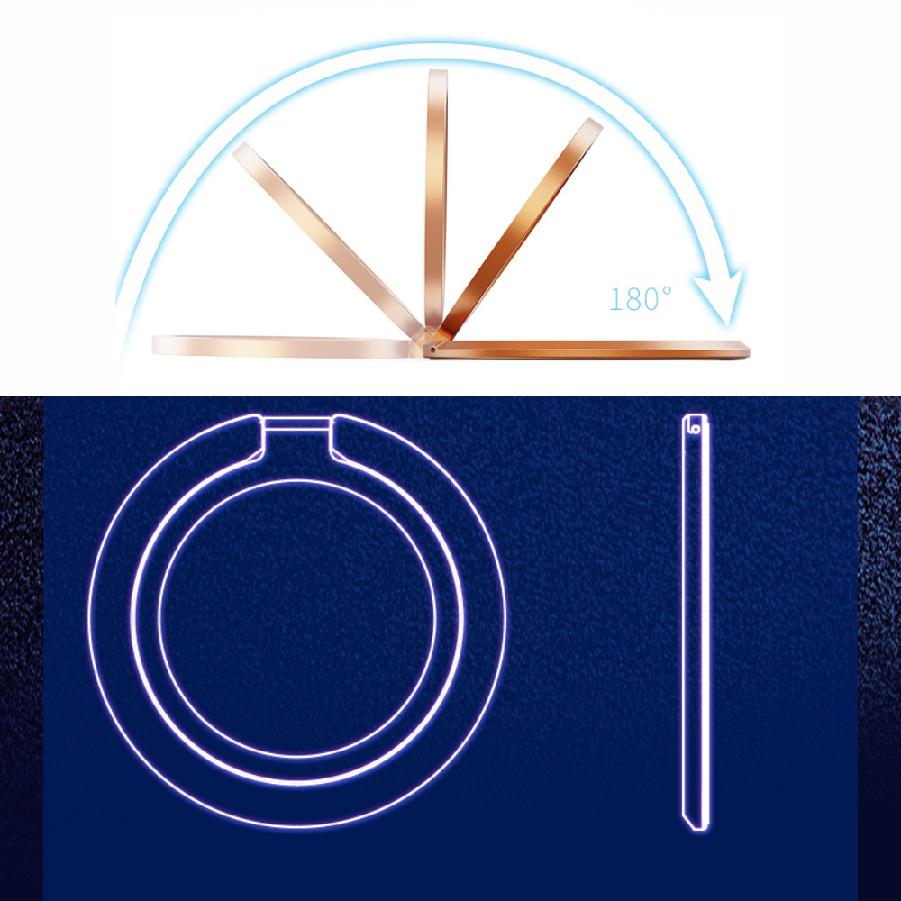 Mobile Stand and Holder Smartphones  Adjustable Blue With Black Background Moon GrunX in India