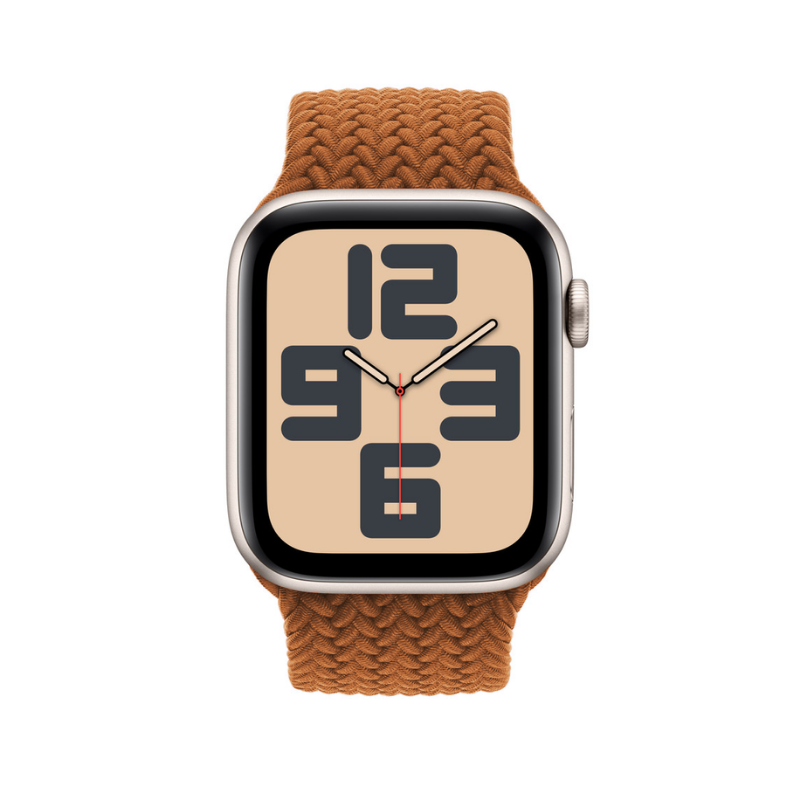 Watch Strap and Watch Band Apple Apple Watch Series  9, 8, 7, 6, 5, 4, 3, 2, 1,Se, Ultra & Ultra 2 38/40/41mm 42/44/45/49mm Brown Straight-on View Fit Without Buckles Mumbai GrunX in India
