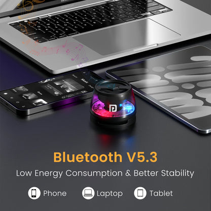 Portronics Nadya 6W RGB Speaker with MagSafe Mobile Stand | Type-C Charging