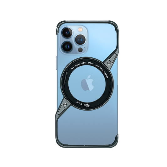 Case and Cover iPhone 16 Grey Back View Nexis GrunX in India