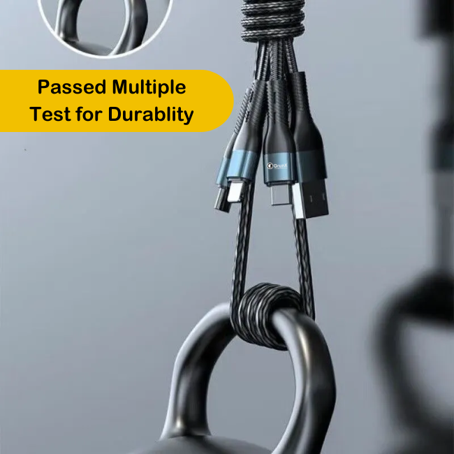 3 in 1 fast charging cable