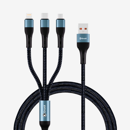 3 in 1 fast charging cable 65W