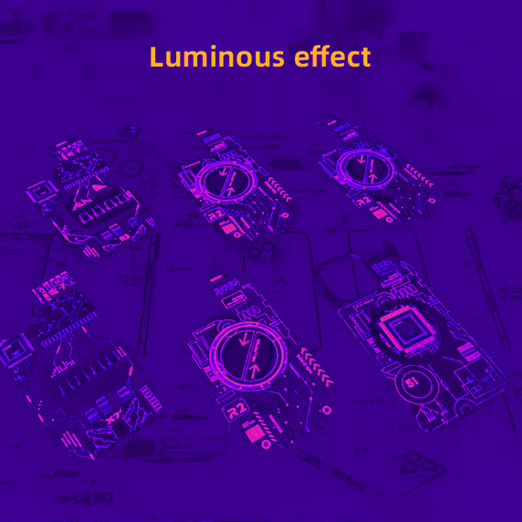 Case and Cover iPhone 15  Purple Luminious Effect Ocean GrunX in India