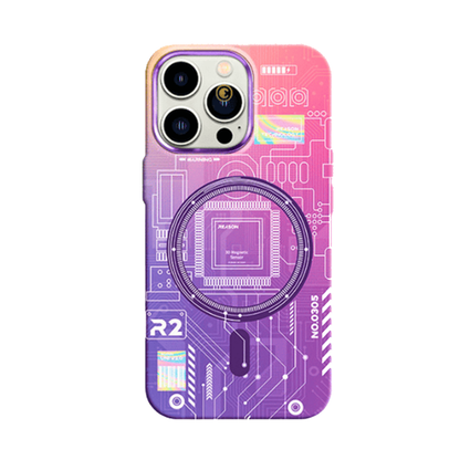 Case and Cover iPhone 16  Purple Back View Ocean GrunX in India