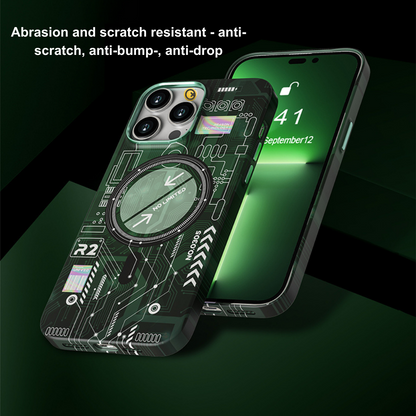 Case and Cover iPhone 12, 12 Pro, 12 Pro Max  Green Back and Front View Oscar GrunX in India
