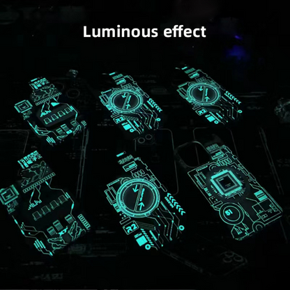 Case and Cover iPhone 14 Pro Max  Green Luminious Effect Oscar GrunX in India