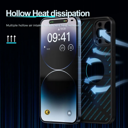 Case and Cover iPhone 12 Pro Max  Silver Hollow Heat Dissipation Ozone GrunX in India