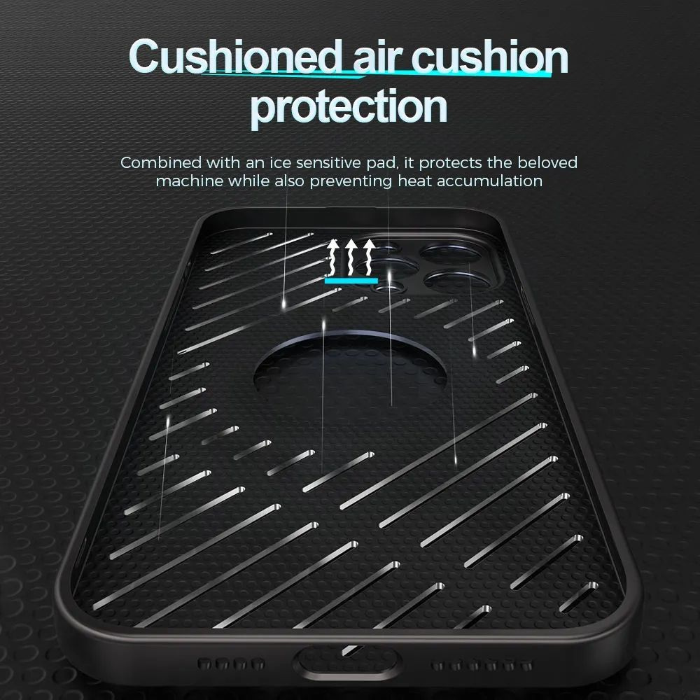 Case and Cover iPhone 13 Pro Max  Silver Cushioned Air Cushion Protection Ozone GrunX in India