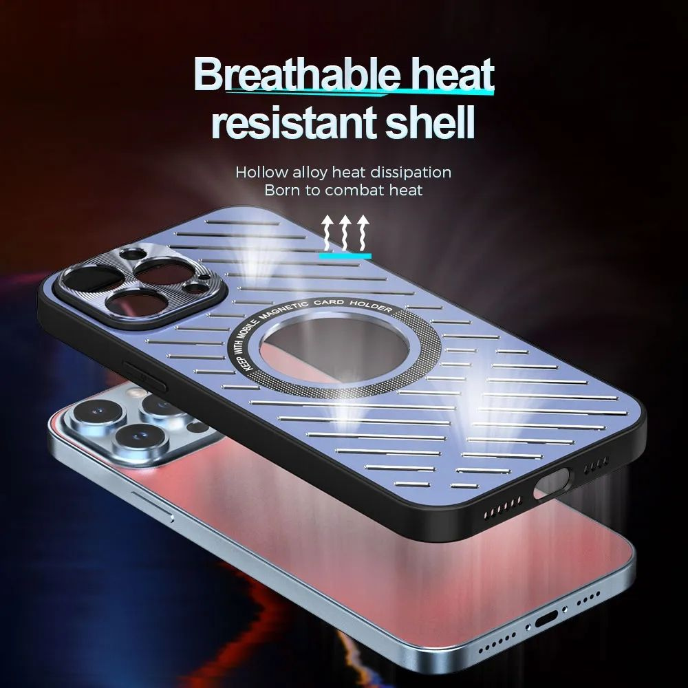 Case and Cover iPhone 13 Pro  Silver Breatherable Heat Resistant Shell Ozone GrunX in India