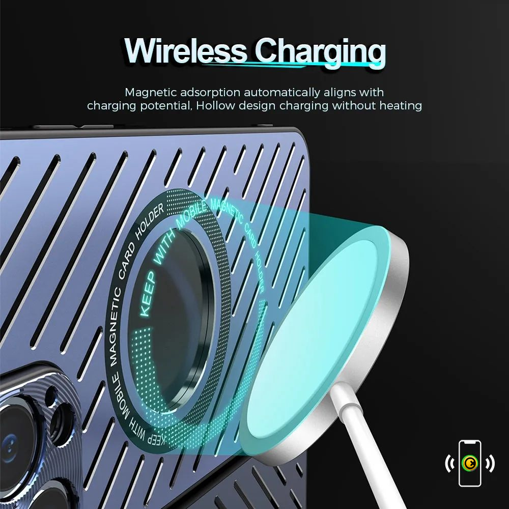 Case and Cover iPhone 14 Pro  Silver Wireless MagSafe Charging Ozone GrunX in India