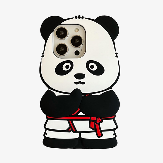 Panda - 3D Cute Panda Silicone Waterproof iPhone Case