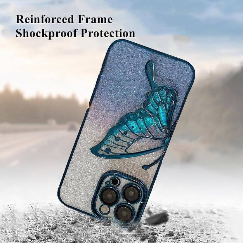 Case and Cover iPhone 15 Blue Shockproof Protection Peacock GrunX in India