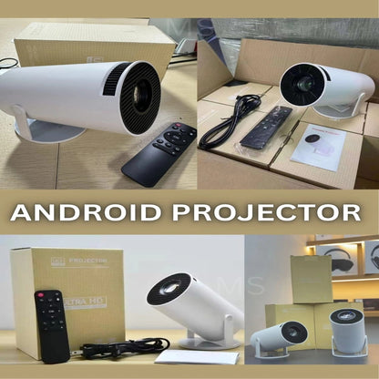 Portable Android projector for home cinema and presentations by GrunX