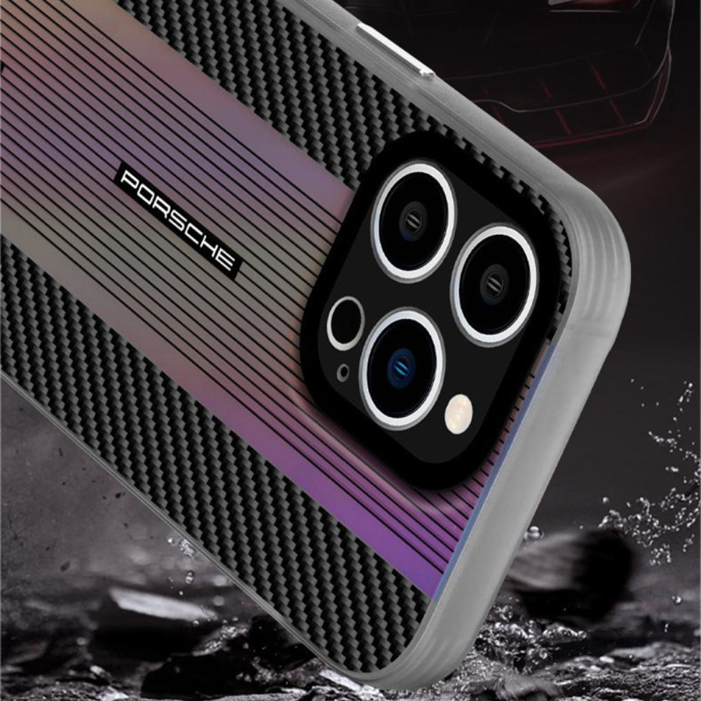 Case and Cover iPhone 13 Plus, 13 Pro, 13 Pro Max   Multi Color Drops and Bumps Protection Porsche GrunX in India