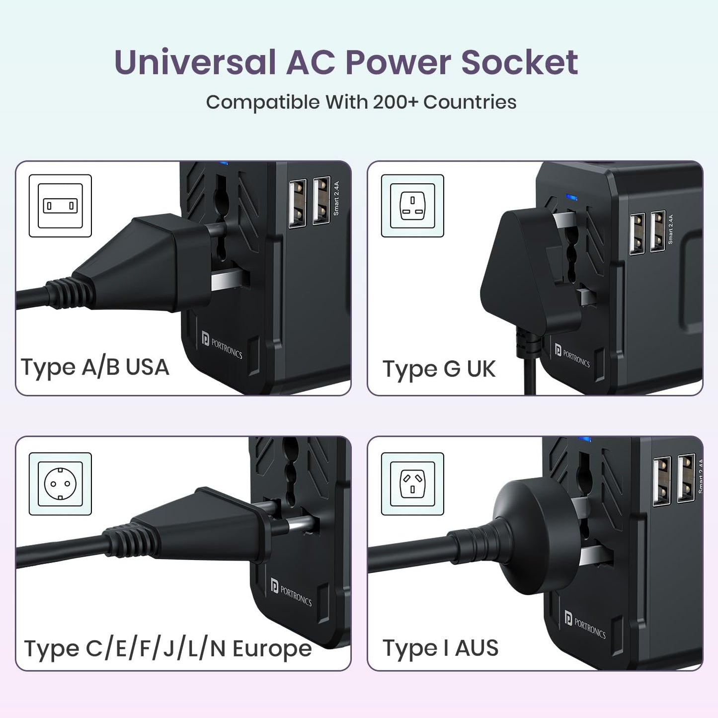 Juicemate 2 dual USB-A ports charging two devices simultaneously - Grunx 