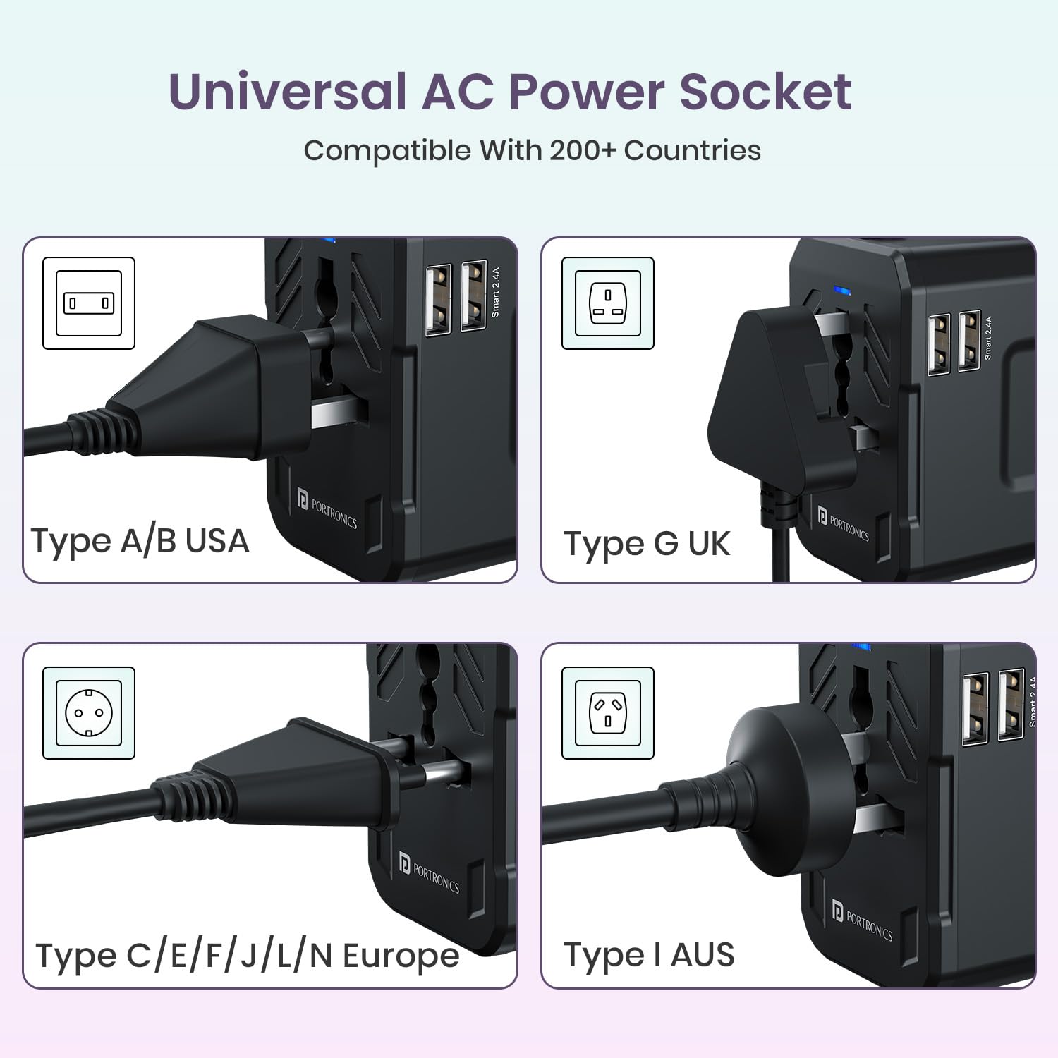 Juicemate 2 dual USB-A ports charging two devices simultaneously - Grunx 