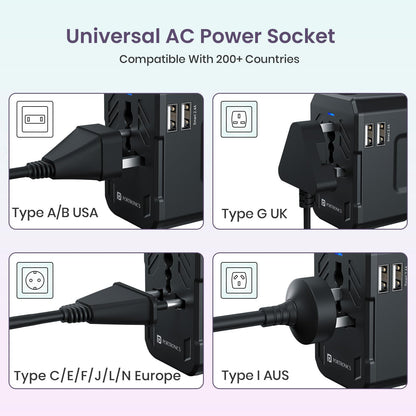 Juicemate 2 dual USB-A ports charging two devices simultaneously - Grunx 