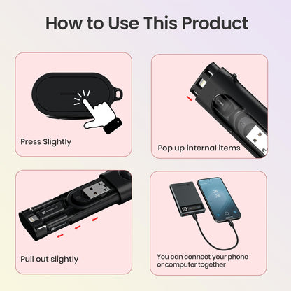 Built-in SIM ejector pin inside Portronics Snapcase 4 for quick and safe SIM card removal - Grunx 