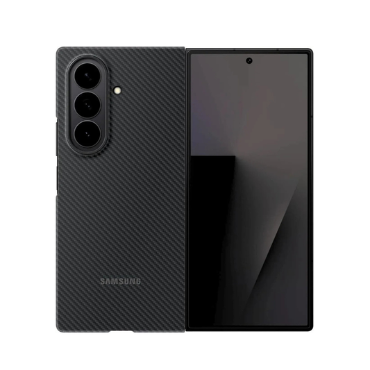Galaxy Z Fold7 case folded and unfolded view with camera module