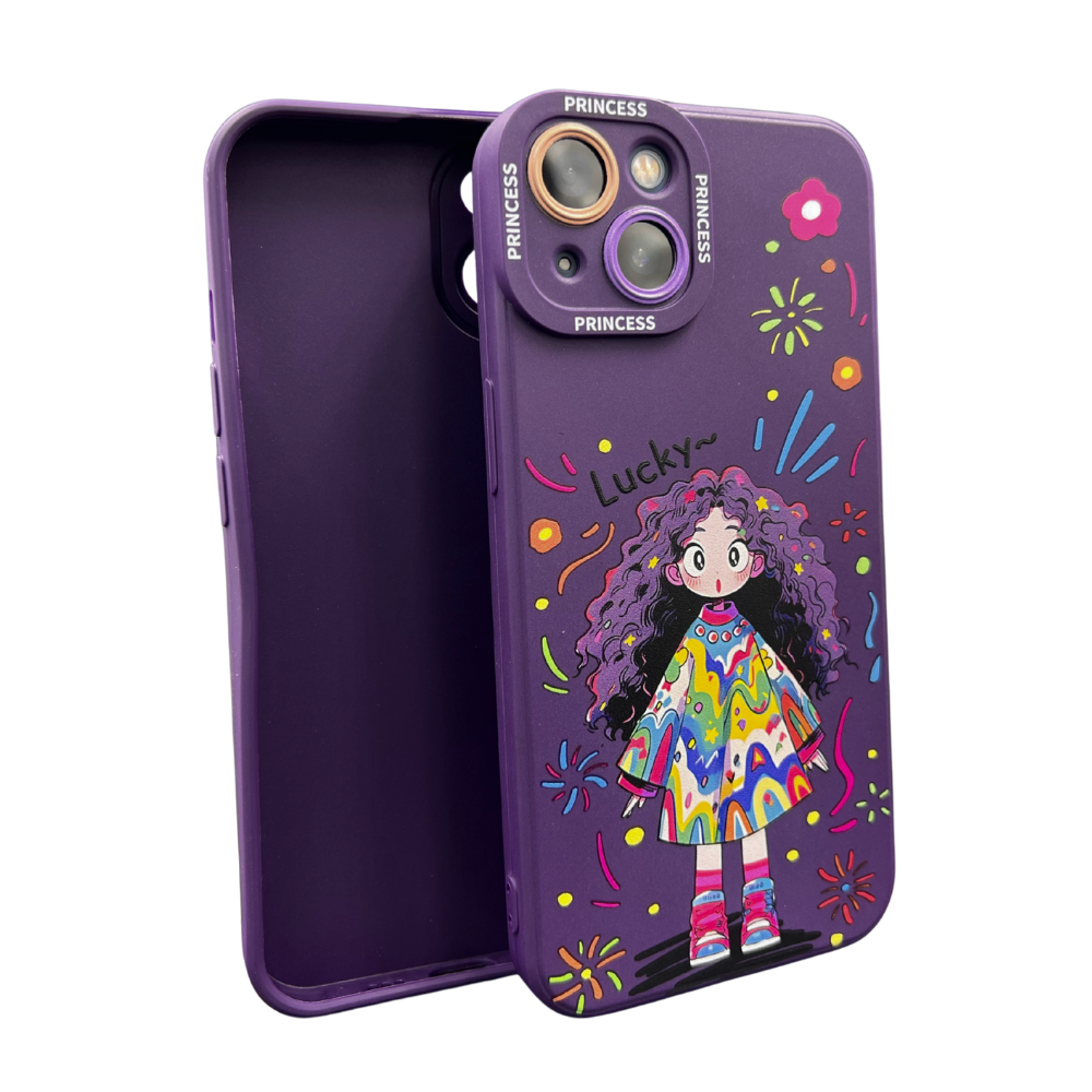 Case and Cover iPhone 11, 11 Pro, 11 Pro Max  Purple Side View Princess GrunX in India