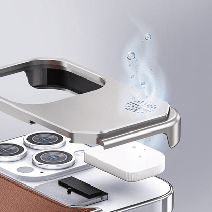 Case and Cover iPhone 15 Plus, 15 Pro, 15 Pro Max  Silver Luxury Fragrance Ronaldo GrunX in India