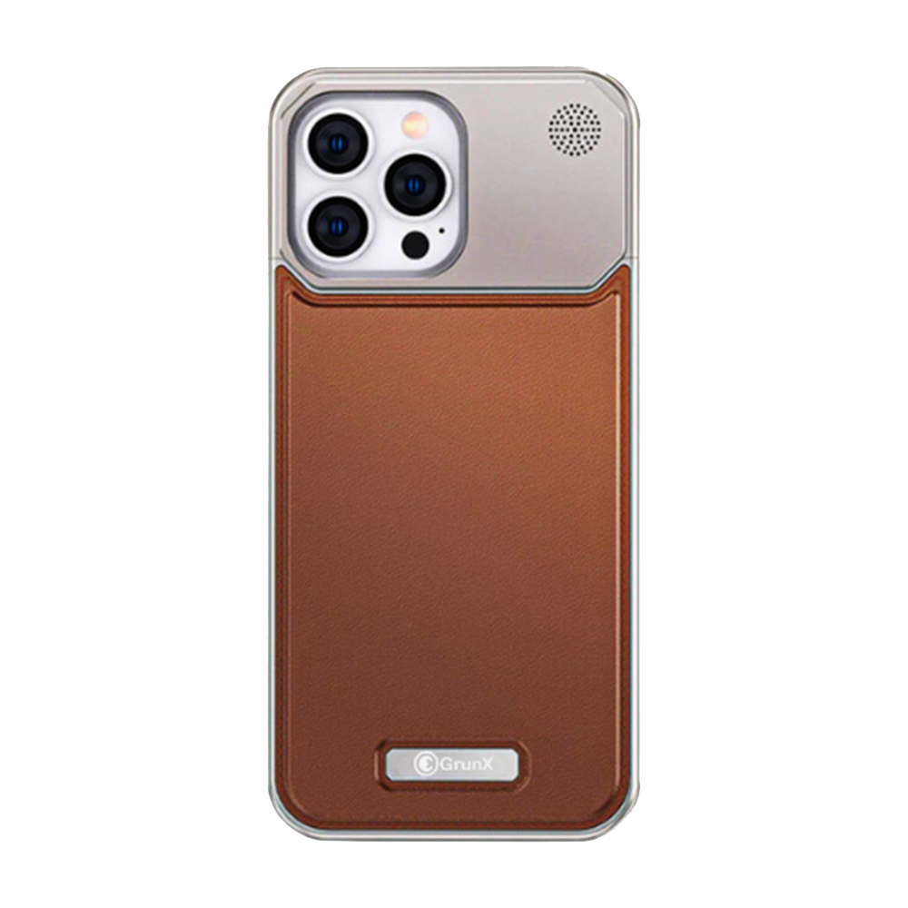 Case and Cover iPhone 16E, 16 Plus, 16 Pro, 16 Pro Max  Silver Back View  Ronaldo GrunX in India