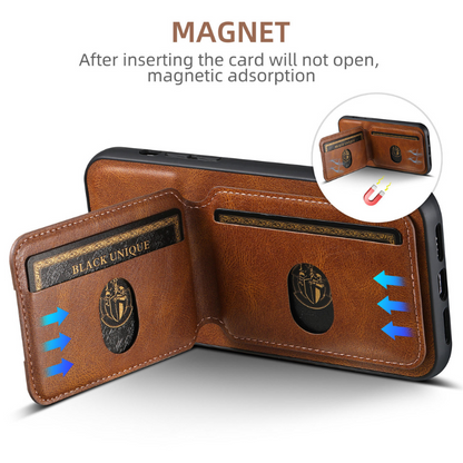 Rush - Premium Leather iPhone Case with Wallet