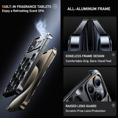Case and Cover iPhone 14  Silver Endless Frame Design Thanos GrunX in India