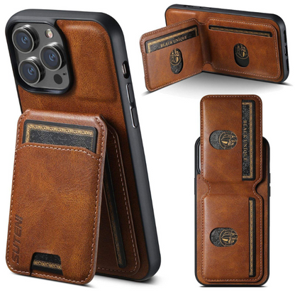 Rush - Premium Leather iPhone Case with Wallet