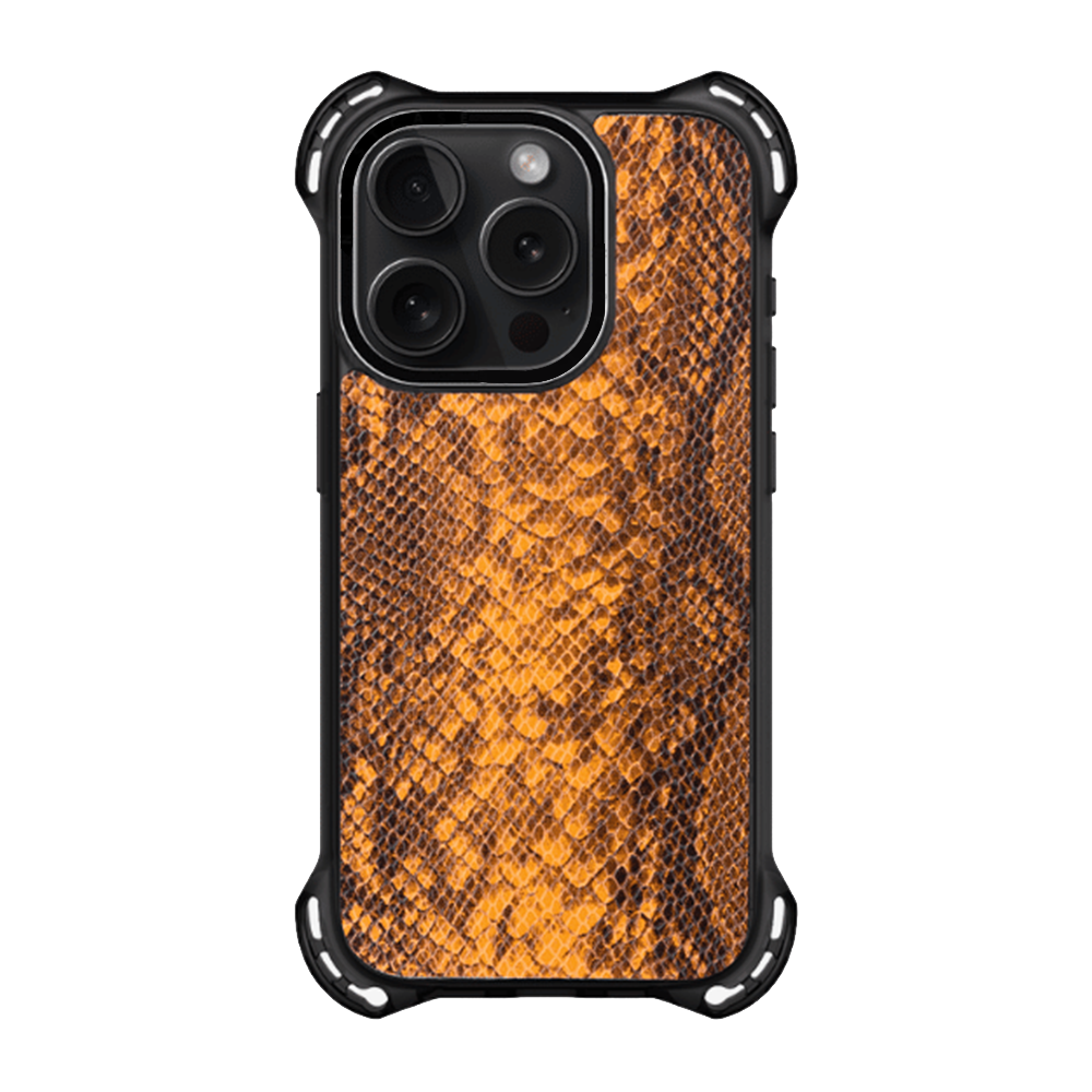 Case and Cover iPhone 15  Snake-Skin Back View Tiger GrunX in India