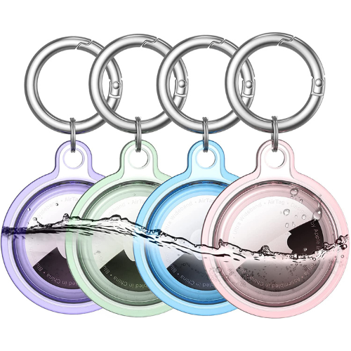 Airtag Case Apple Airtag  Multi Colors Protective AirTag Keychain Case And Metal Keyring Attachment Tokyo Grunx in India